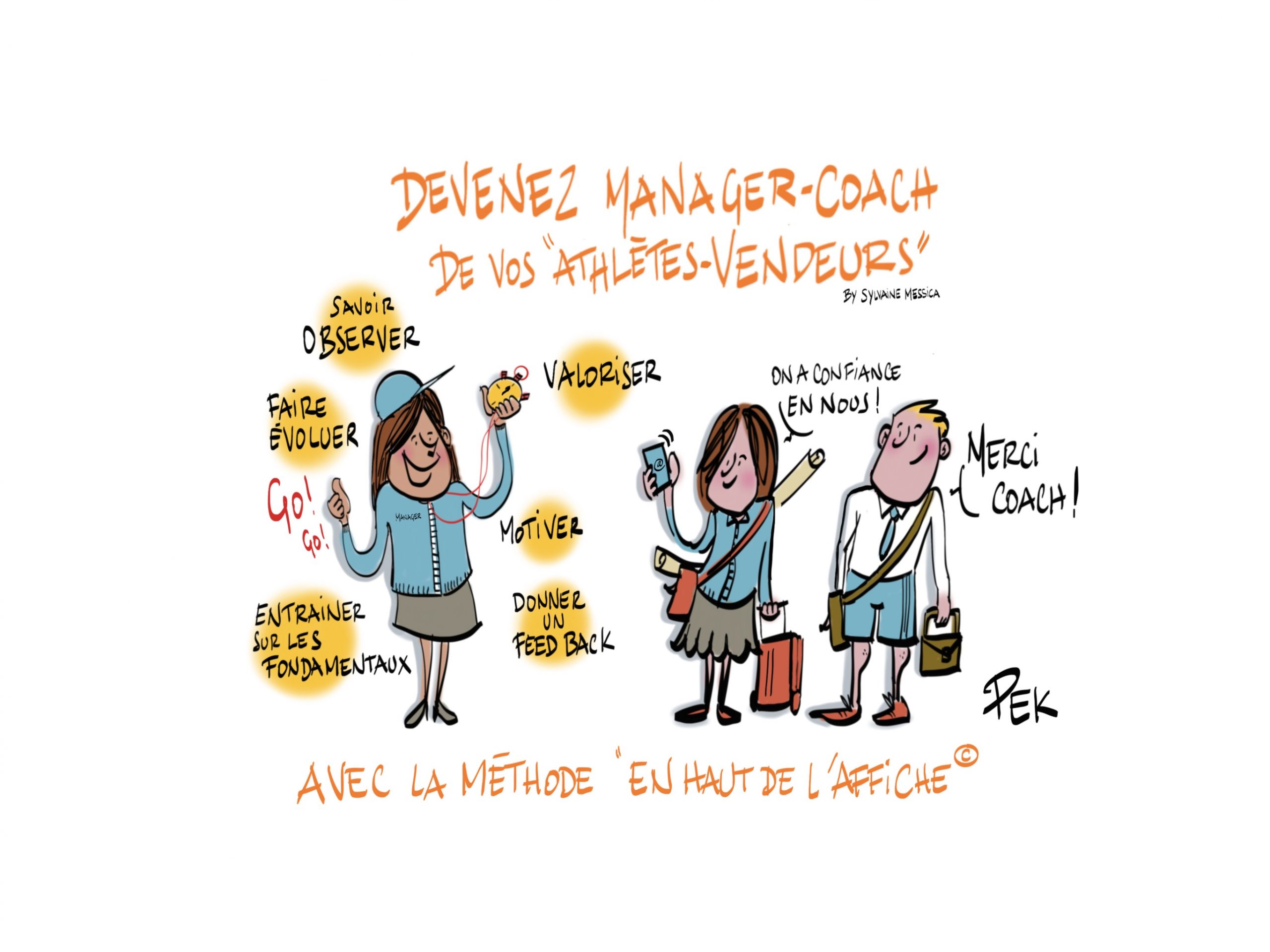 Manager-coach, une formation de EN HAUT DE L'Affiche, animée par Sylvaine Messica et son équipe